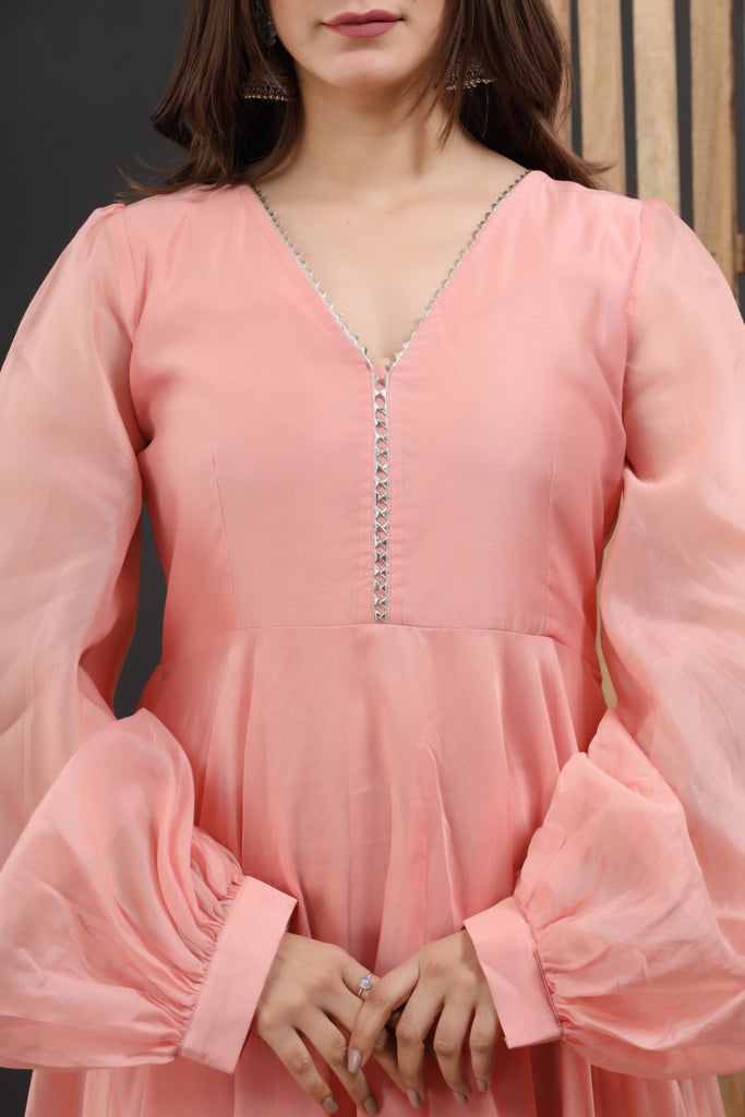 Women's Hand Gota Work Dress