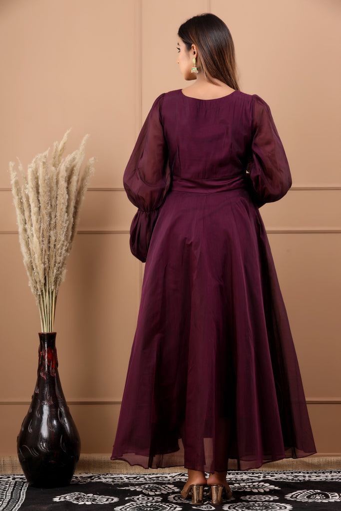 Women's Nehal Hand Painted Styled Gown