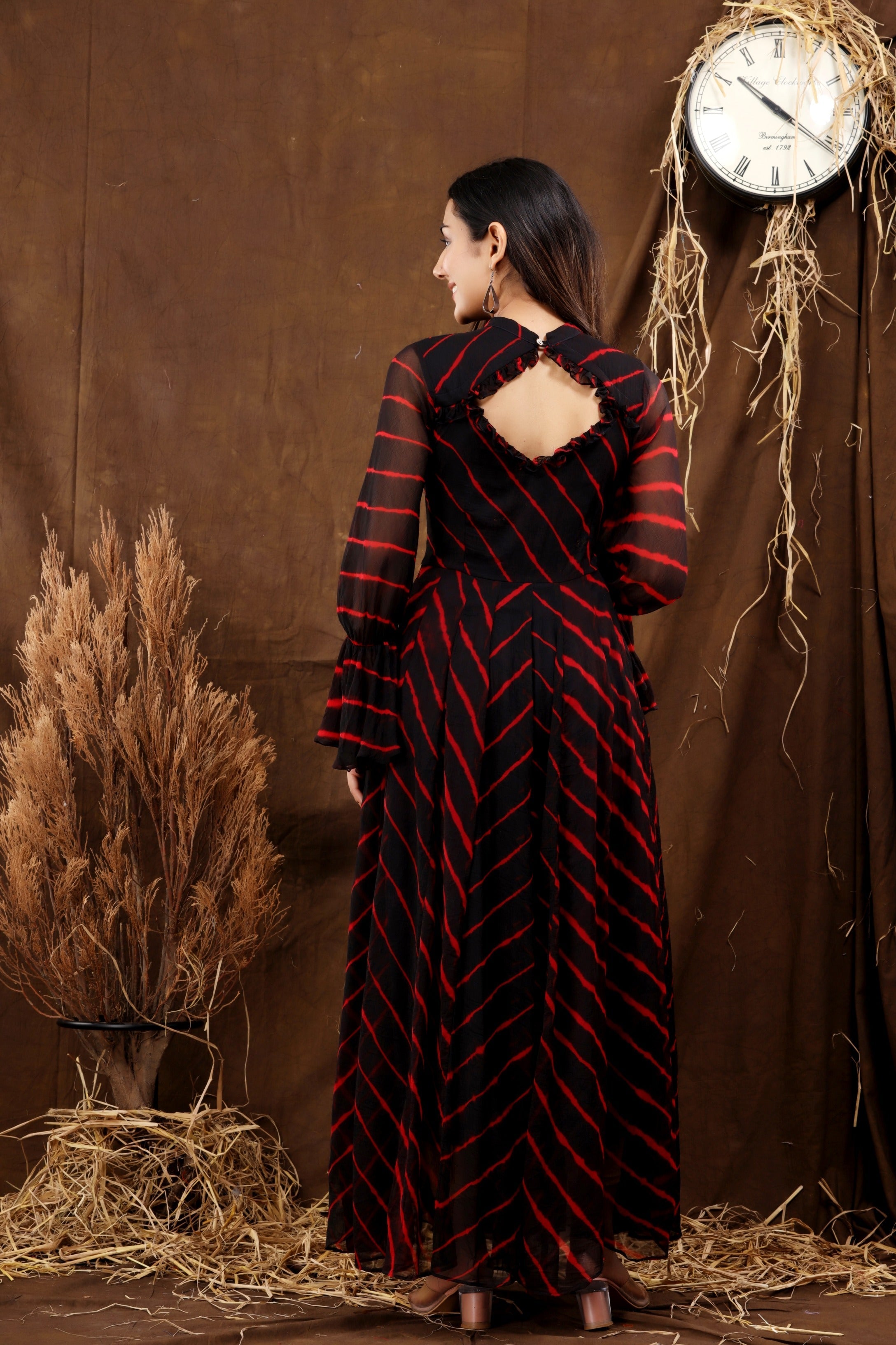 lining for chiffon dress Buy Women's Neh Leheriya Chiffon Dress With Cotton Lining - Saras The Label - | Trendia L