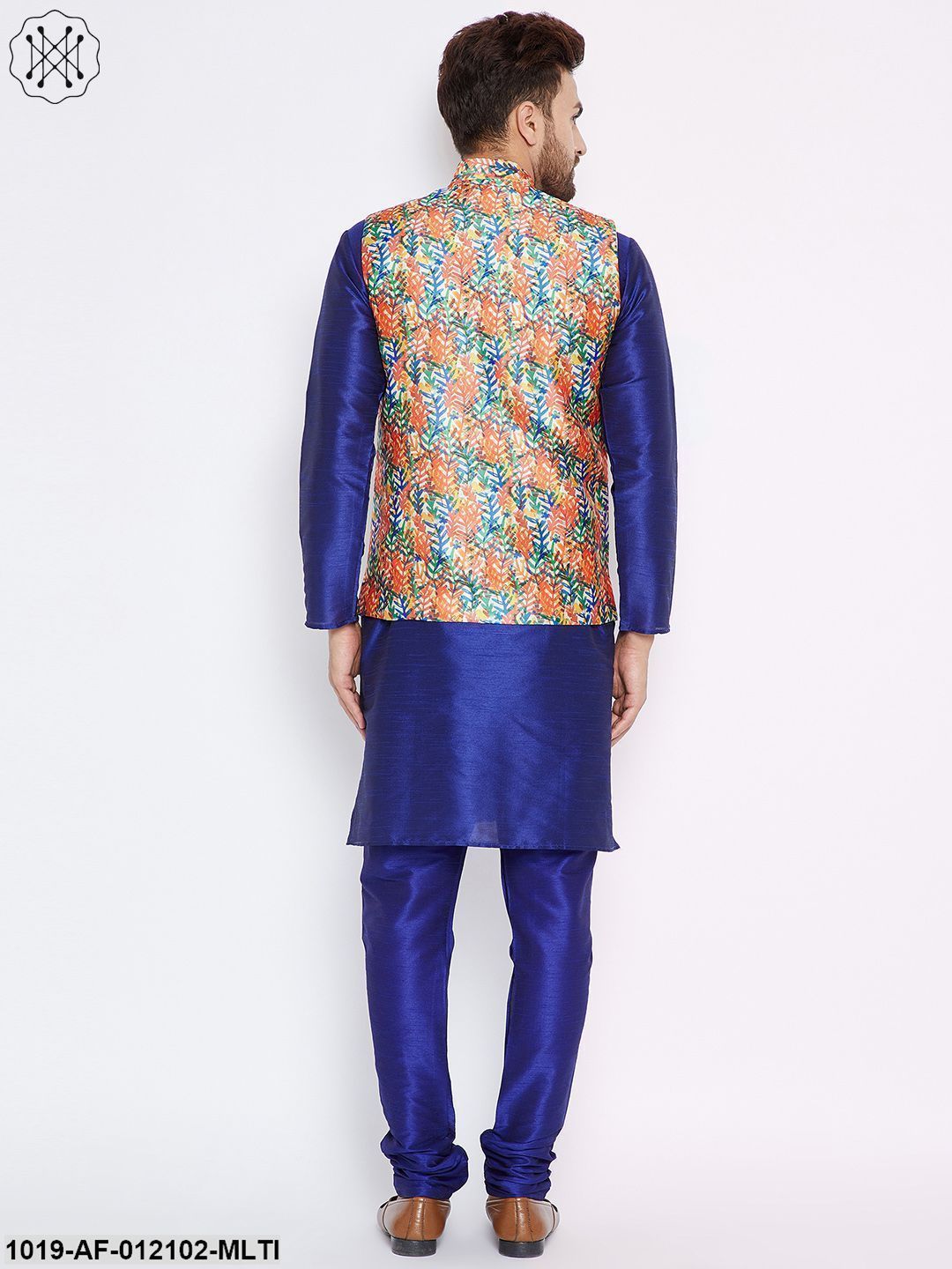 Men's Kurta Pyjama Nehru Jacket Set