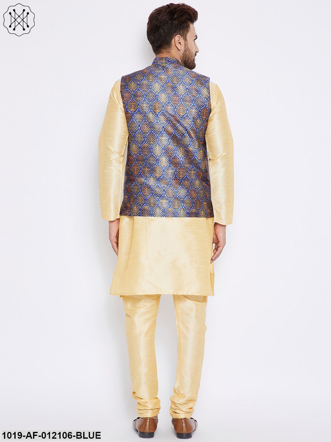 Men's Kurta Pyjama Nehru Jacket Set