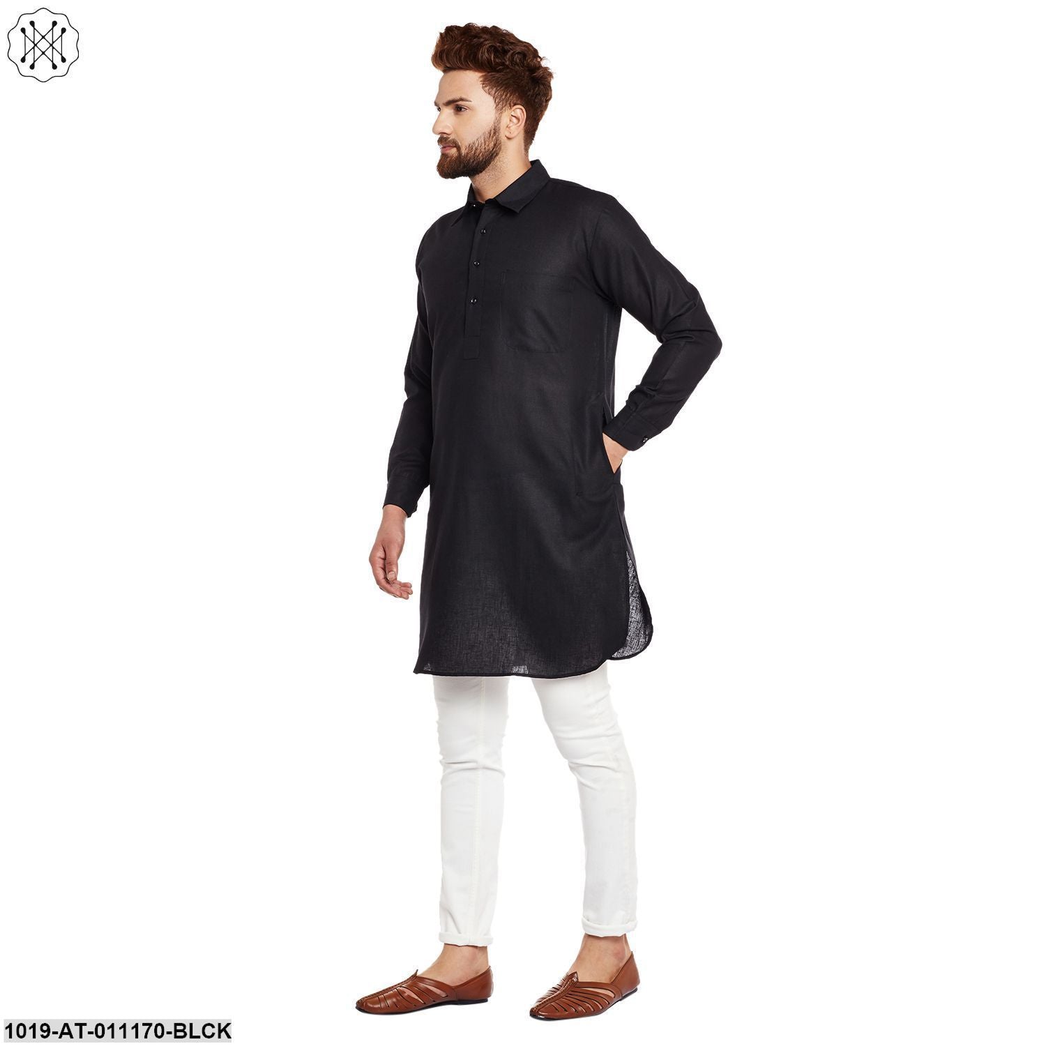 Men's Cotton Linen Kurta