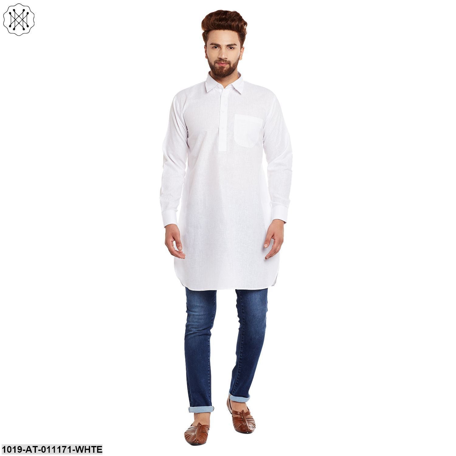 Men's Cotton Linen Kurta