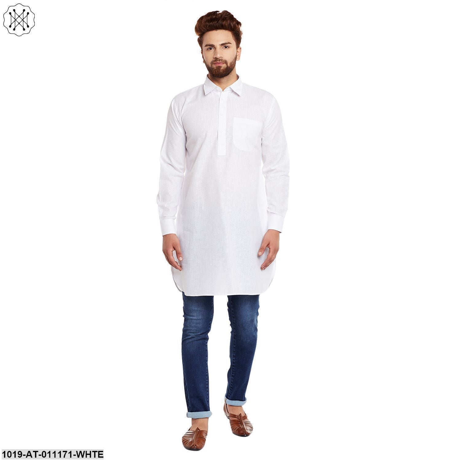Men's Cotton Linen Kurta