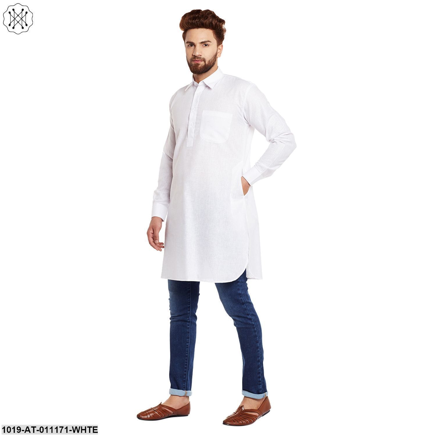Men's Cotton Linen Kurta