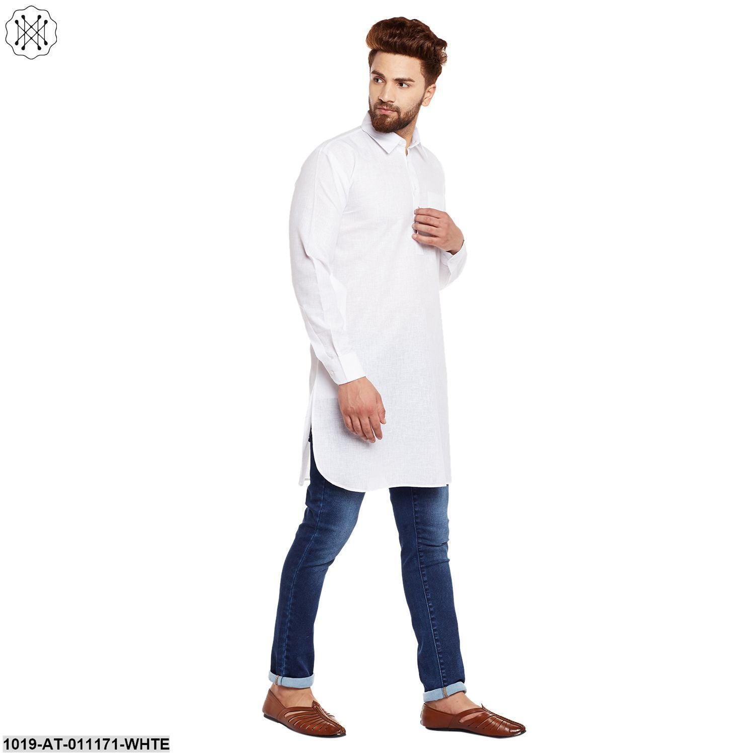 Men's Cotton Linen Kurta