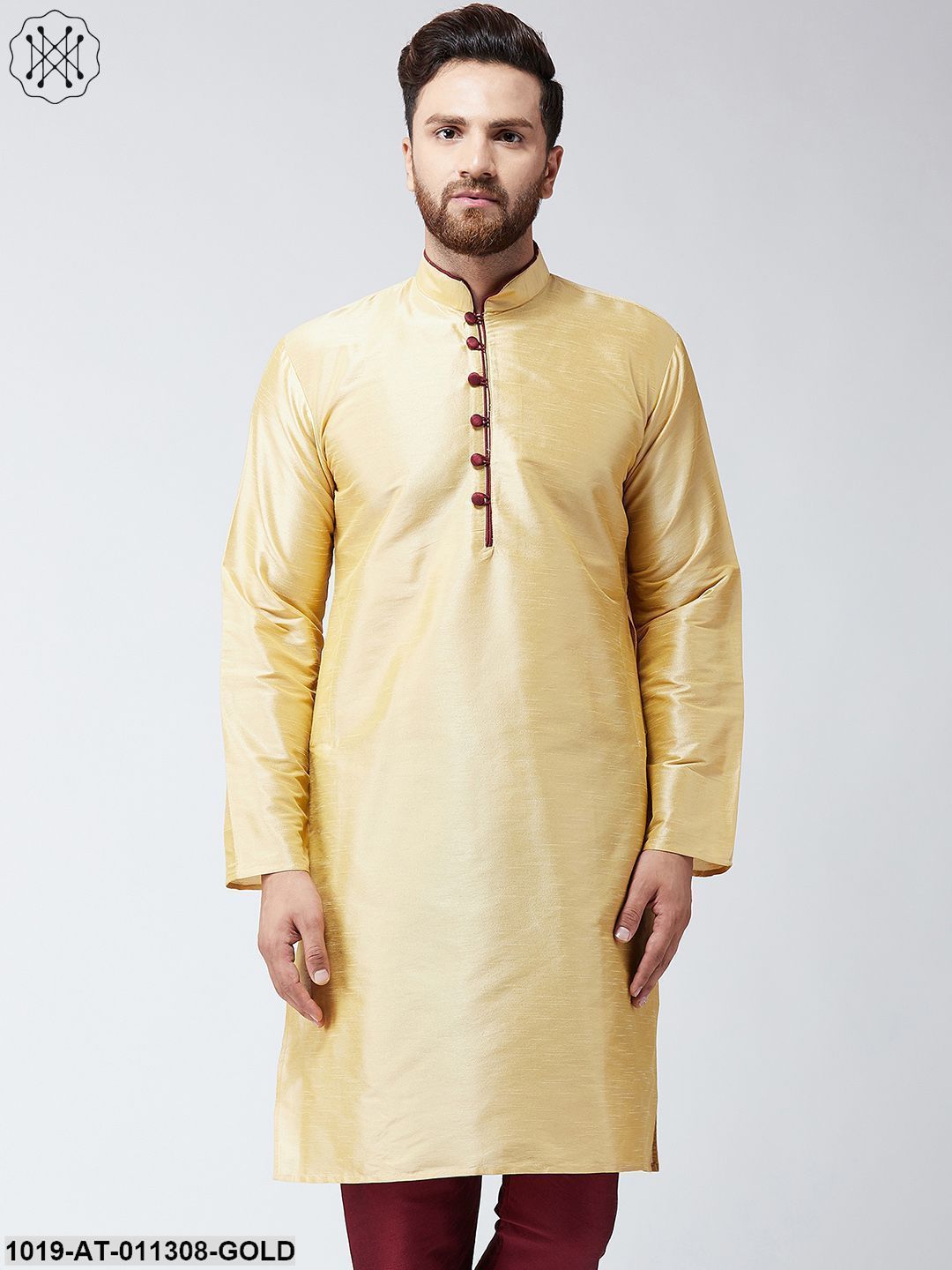 Men's Gold Only Long Kurta