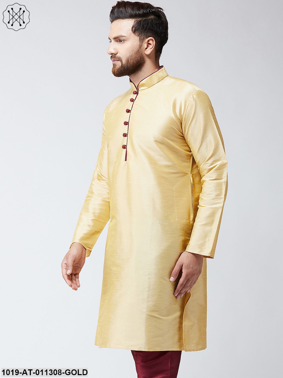 Men's Gold Only Long Kurta