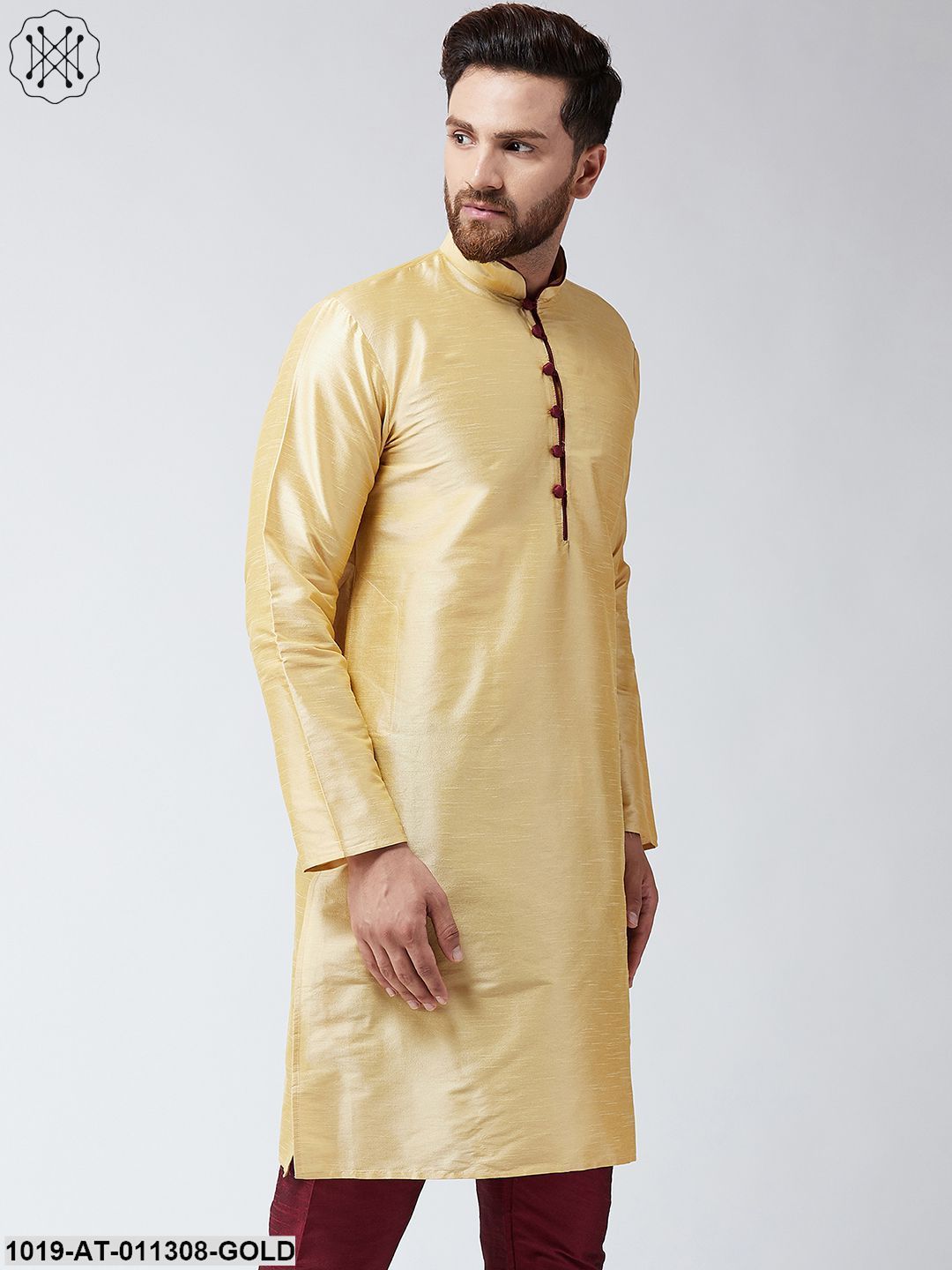 Men's Gold Only Long Kurta
