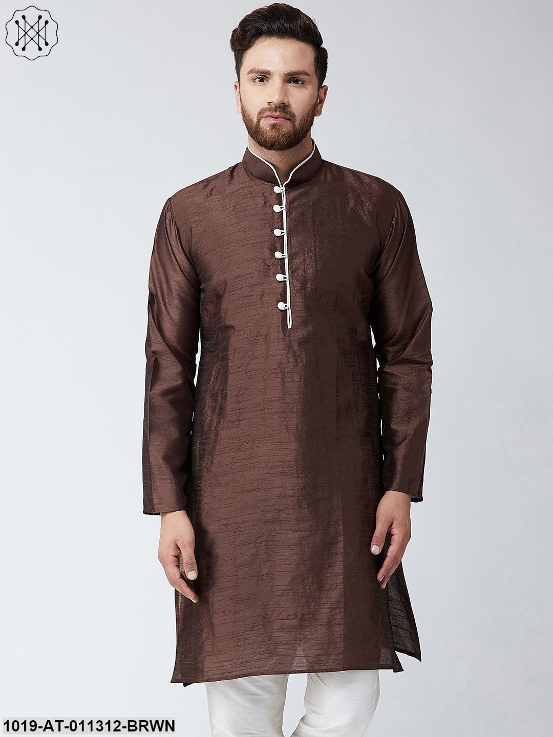 Men's Brown Only Long Kurta