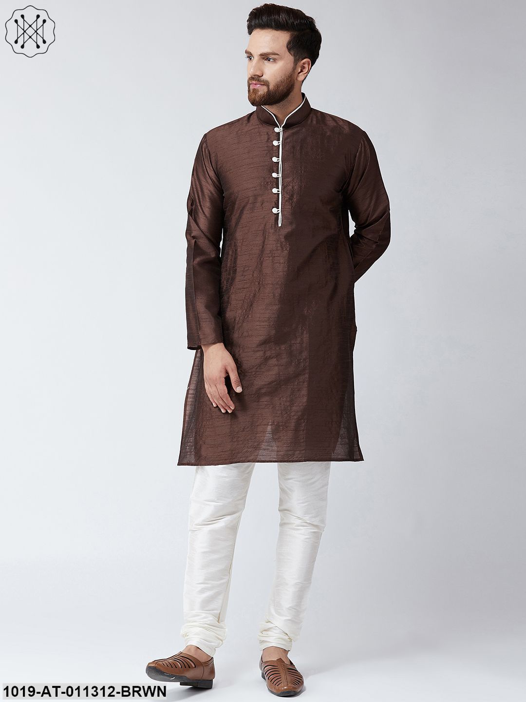 Men's Brown Only Long Kurta