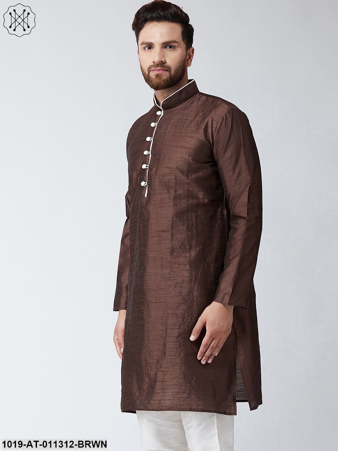 Men's Brown Only Long Kurta