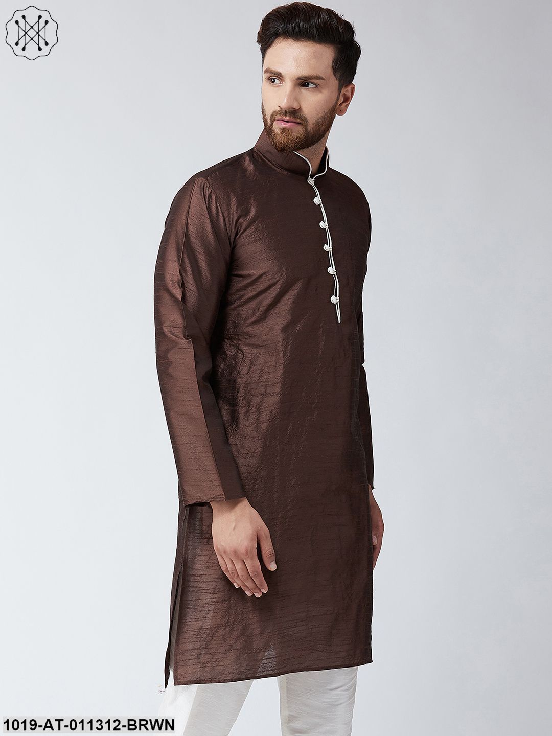 Men's Brown Only Long Kurta