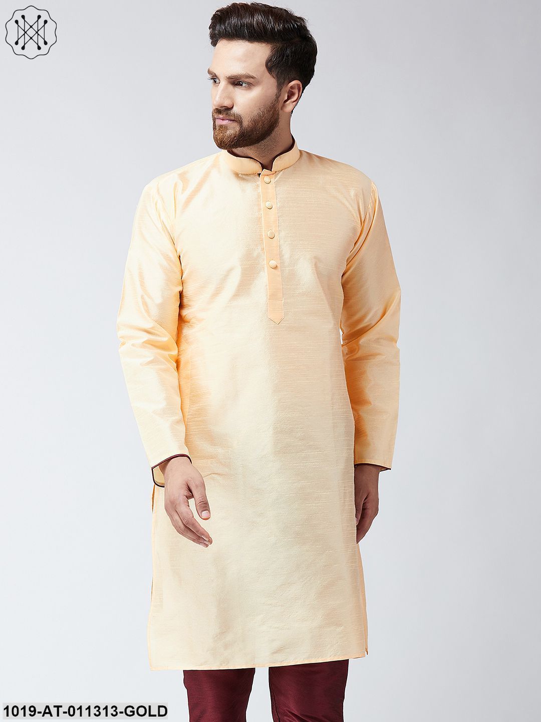 Men's Gold Only Long Kurta
