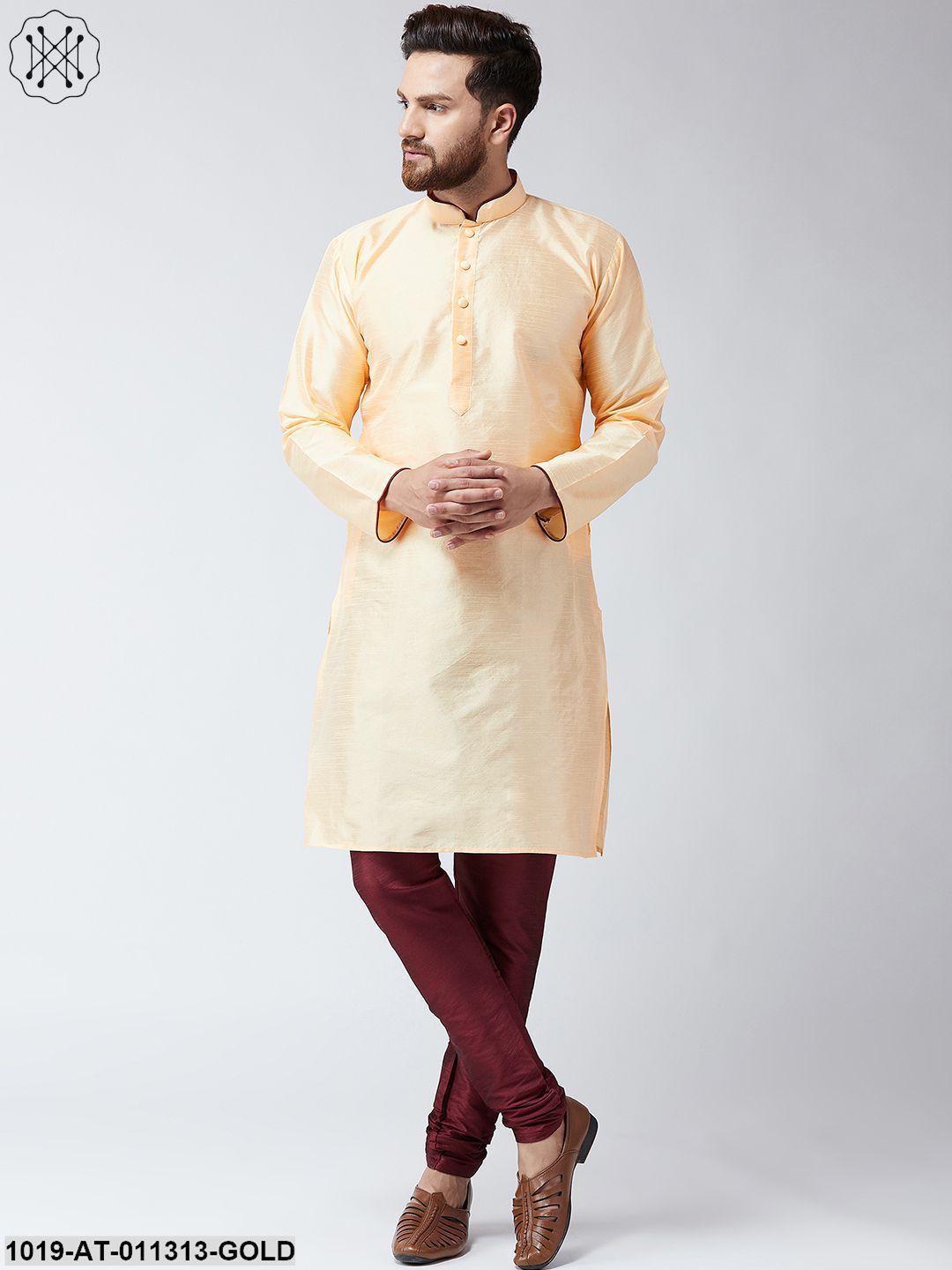 Men's Gold Only Long Kurta