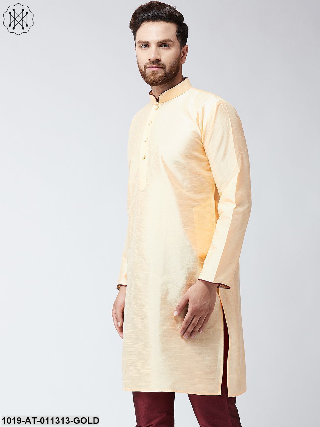 Men's Gold Only Long Kurta