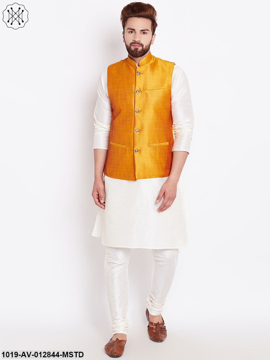Men's Mustard Nehru Jacket