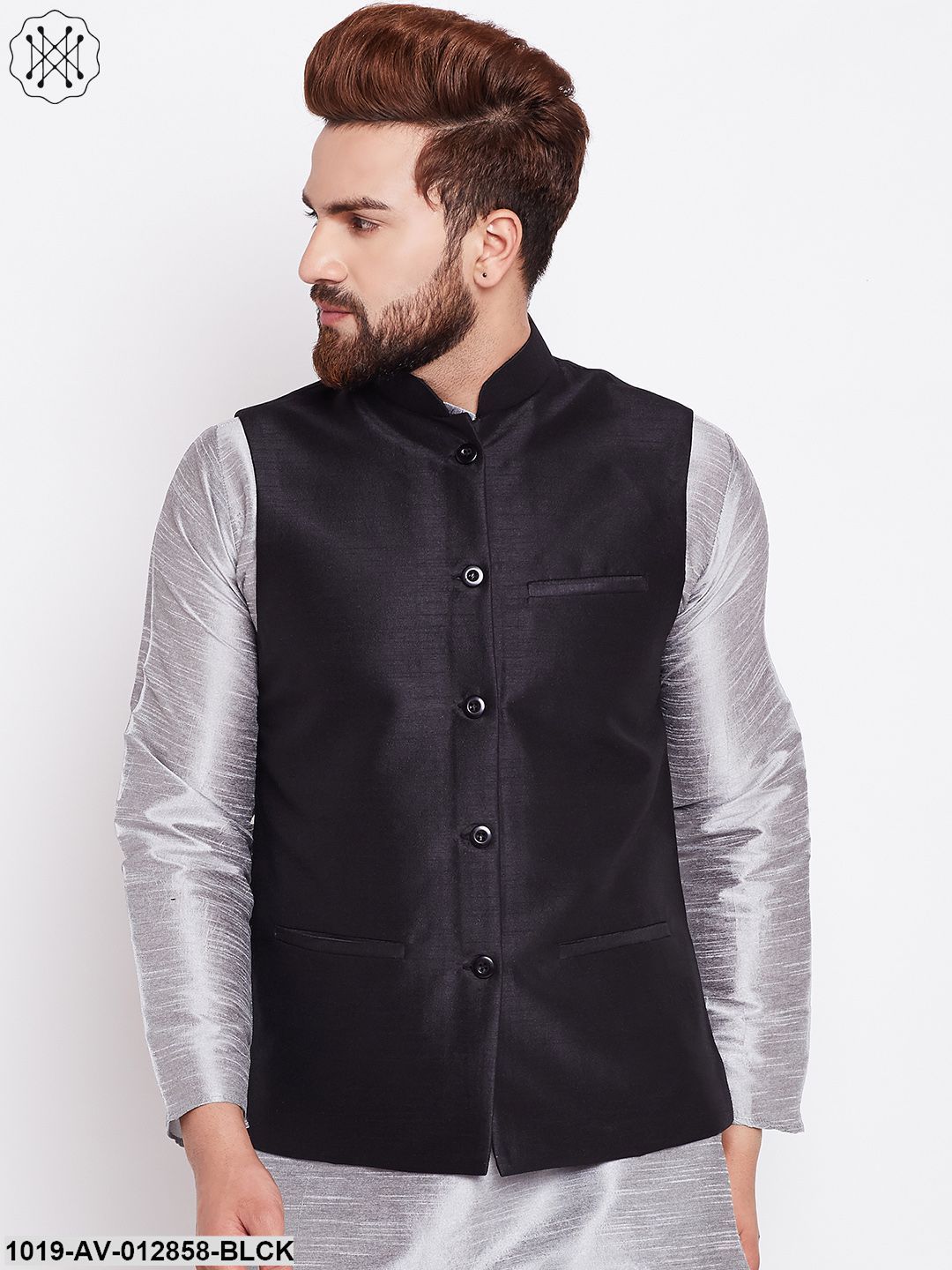 Men's Black Nehru Jacket