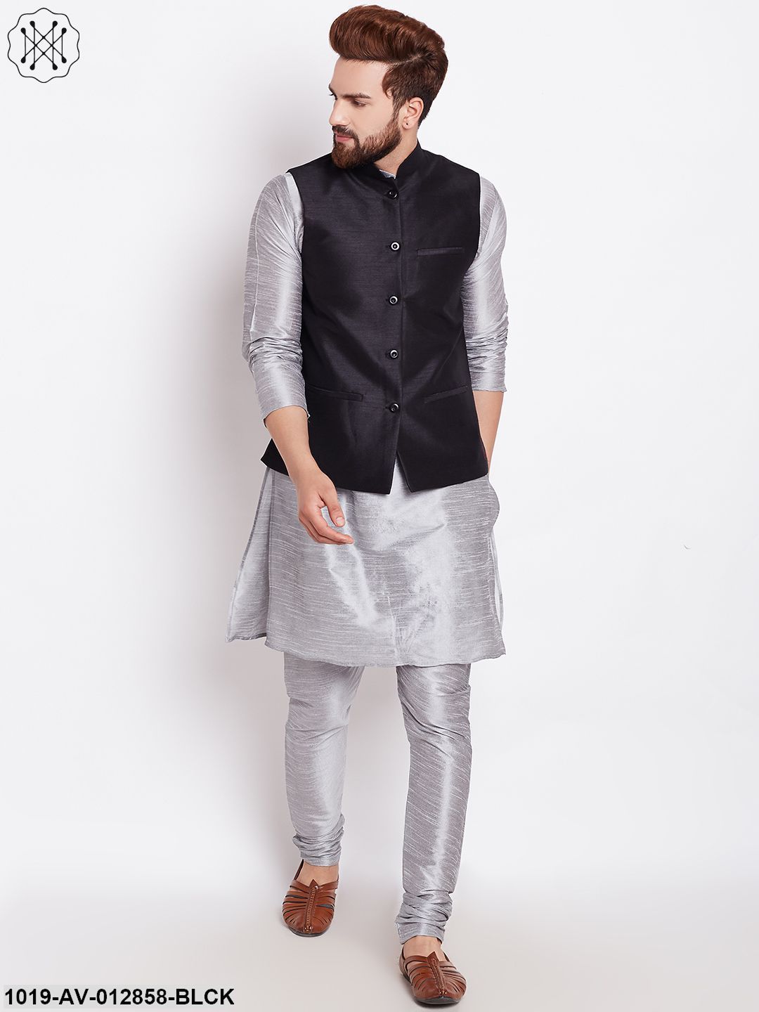 Men's Black Nehru Jacket