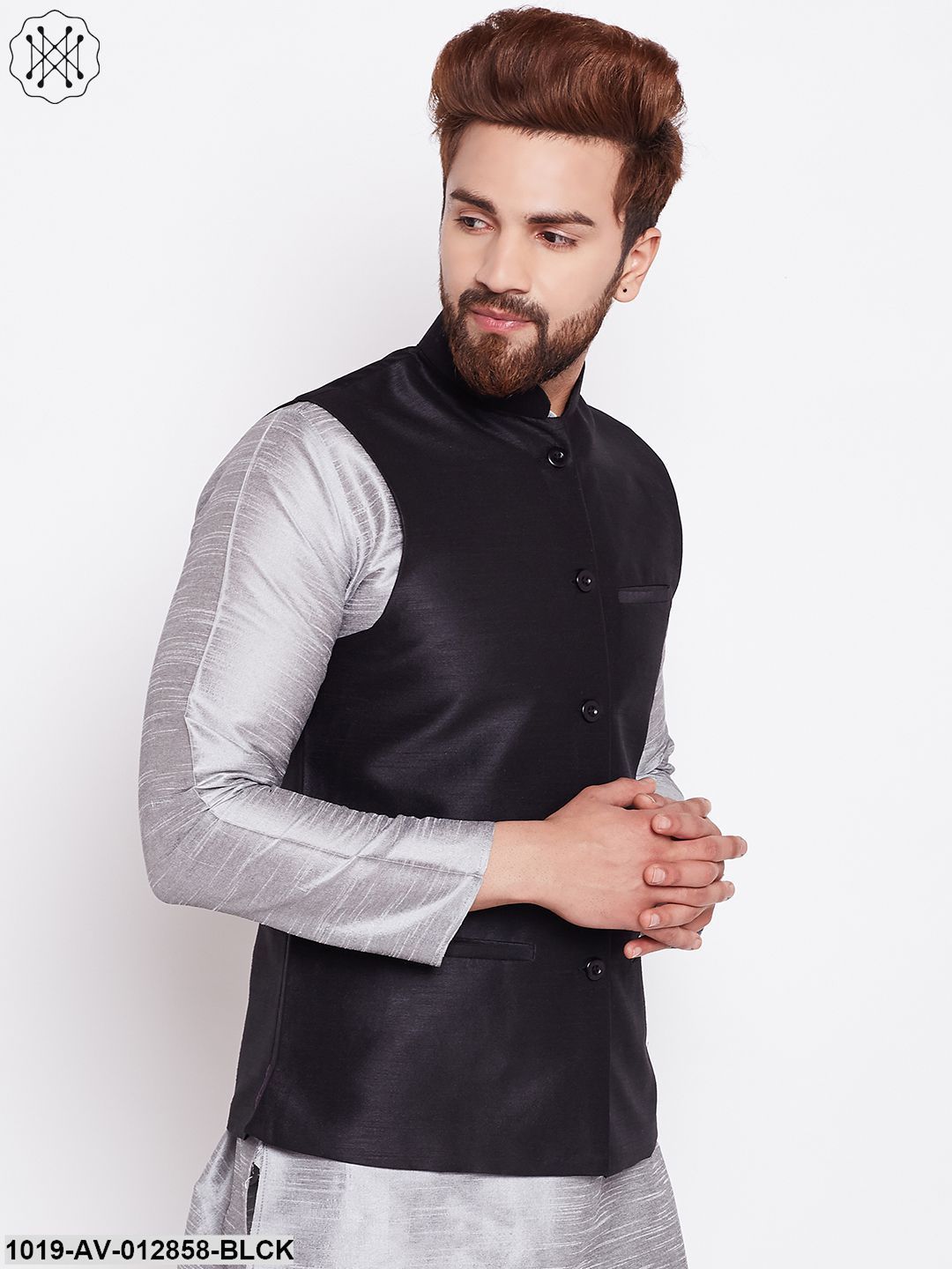 Men's Black Nehru Jacket