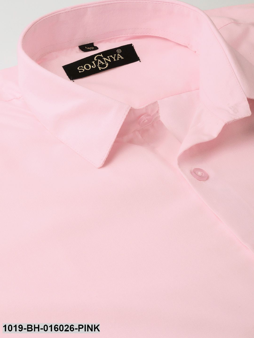 Men's Cotton Pink Casual Shirt - Sojanya
