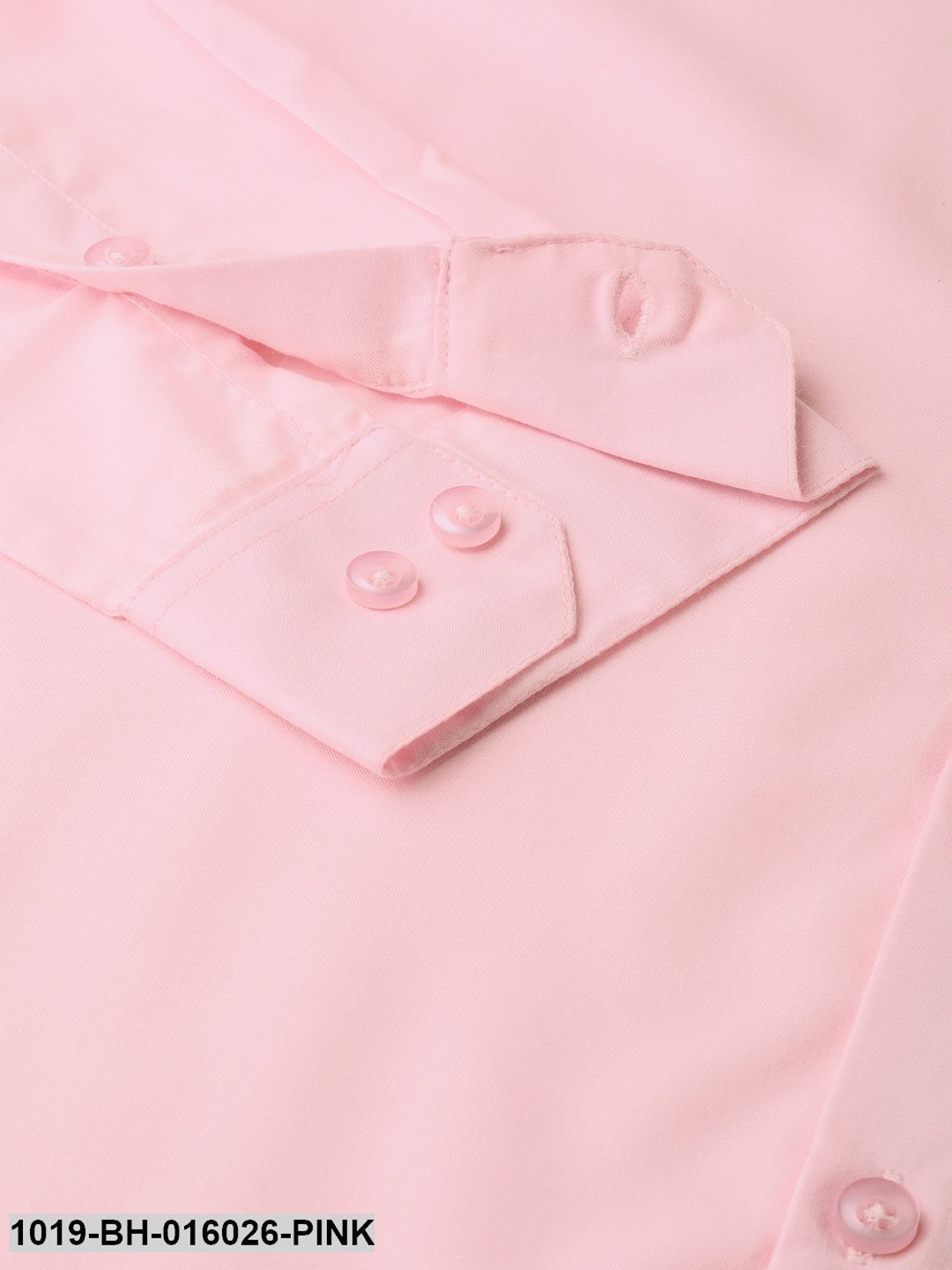 Men's Cotton Pink Casual Shirt - Sojanya