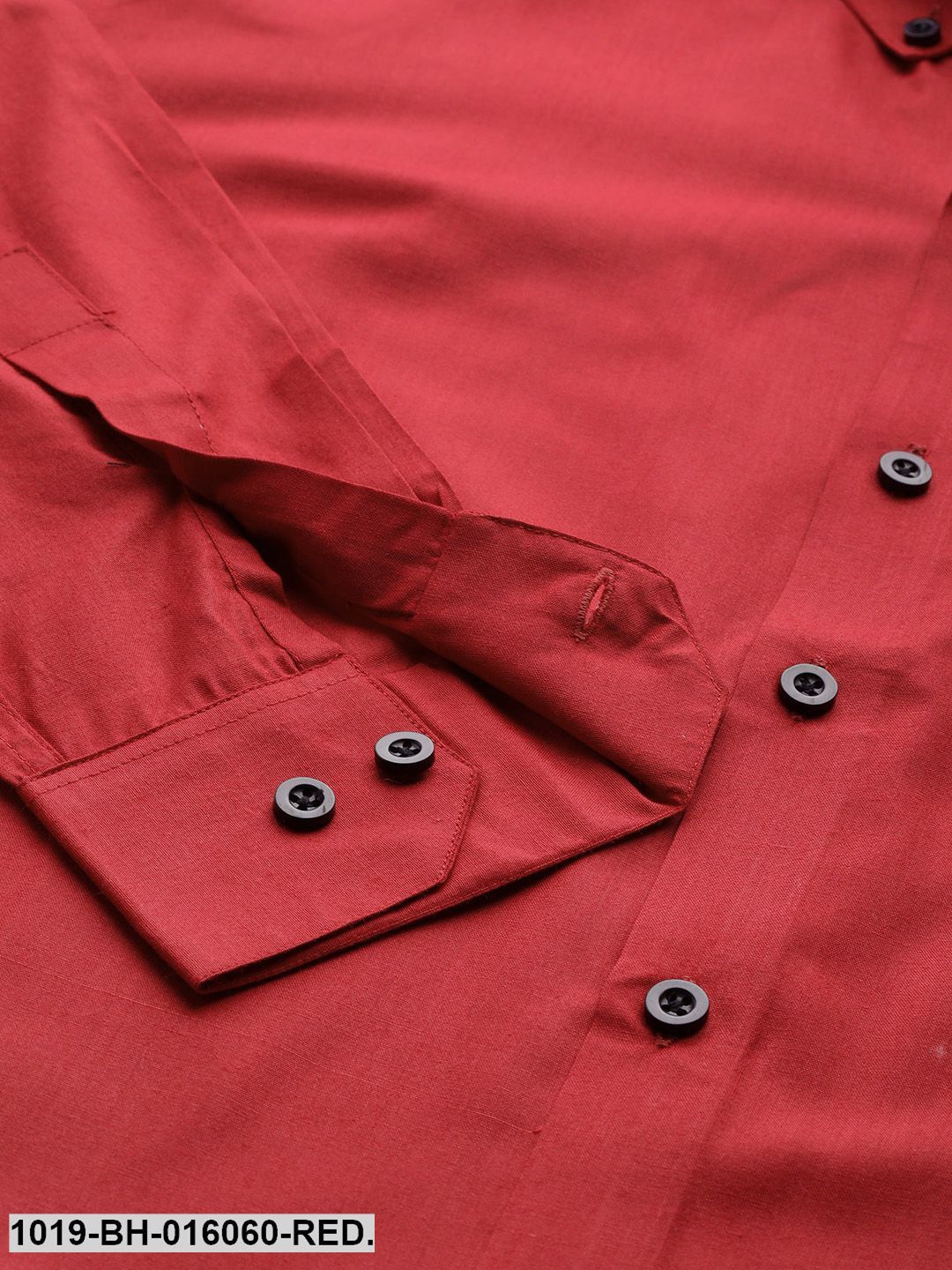 Men's Cotton Red Casual Shirt - Sojanya