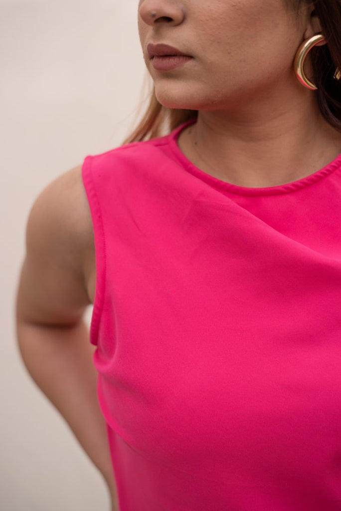 Women's Hot Pink Jumpsuit