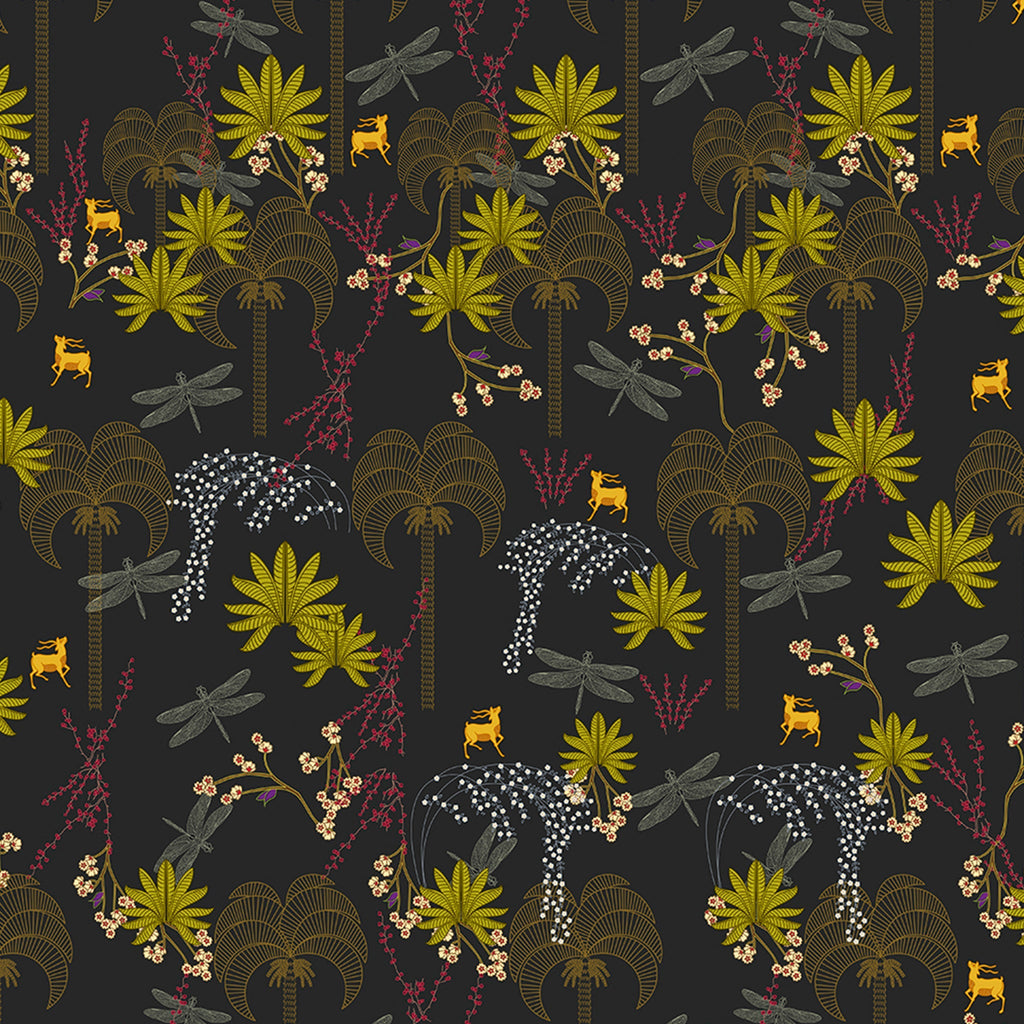 Women's Ginny Digital Printed Satin Georgette Saree