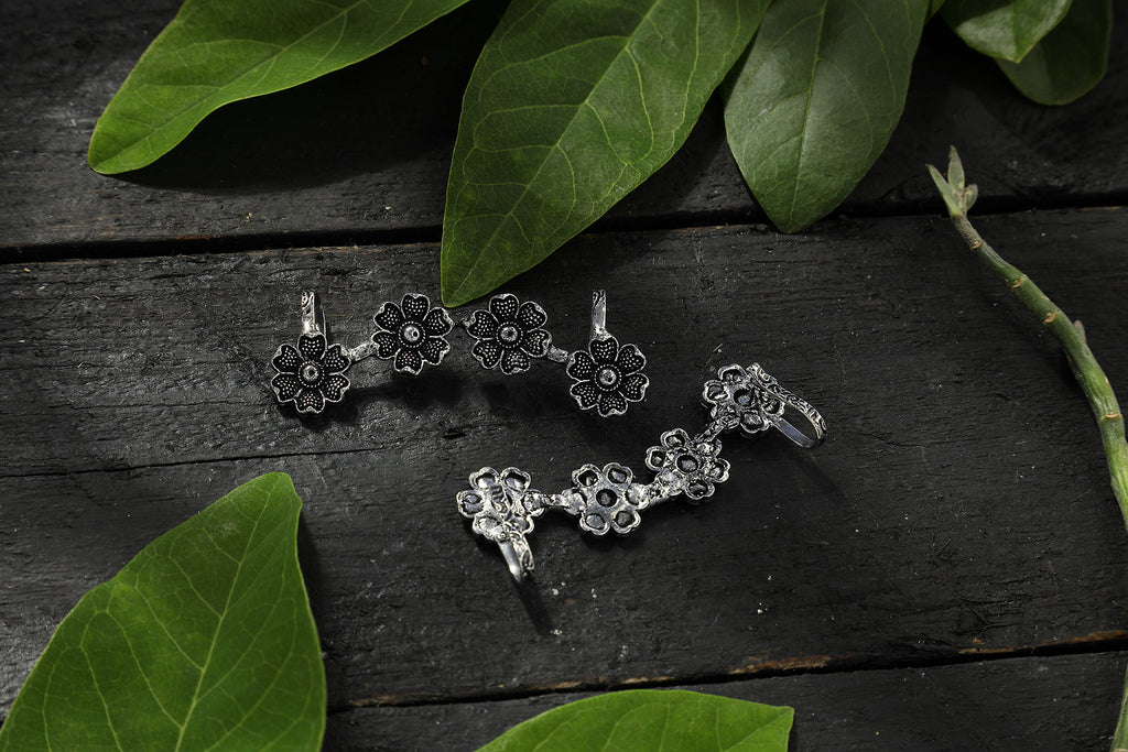 Women's  Trendy Oxidized Earcuff For & Women Jker_014