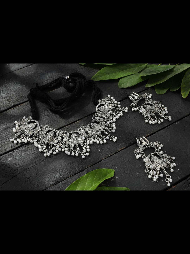 Women's  Latest Traditional Design Mangalsutra Necklace Set JKms_032