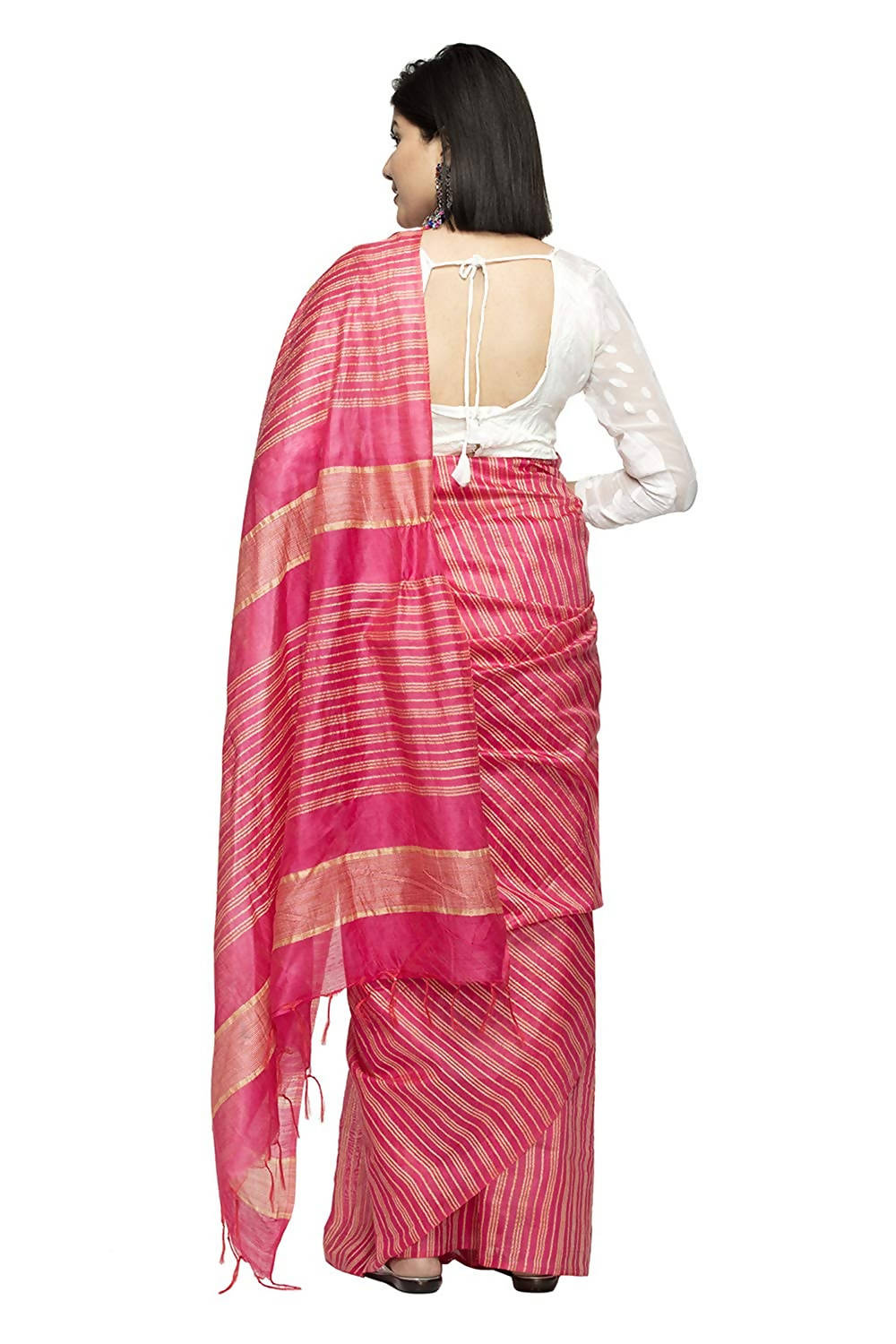 Women's Bhagalpuri Silk Sarees With Blouse Mfsaree_002