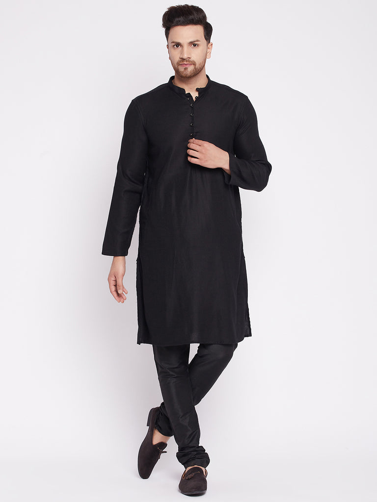 Men's Kurta with Slit Necklin