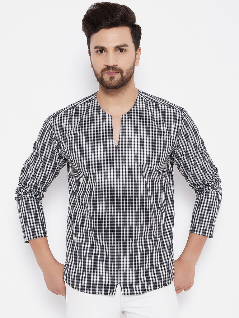 Men's Solid Cotton Kurta