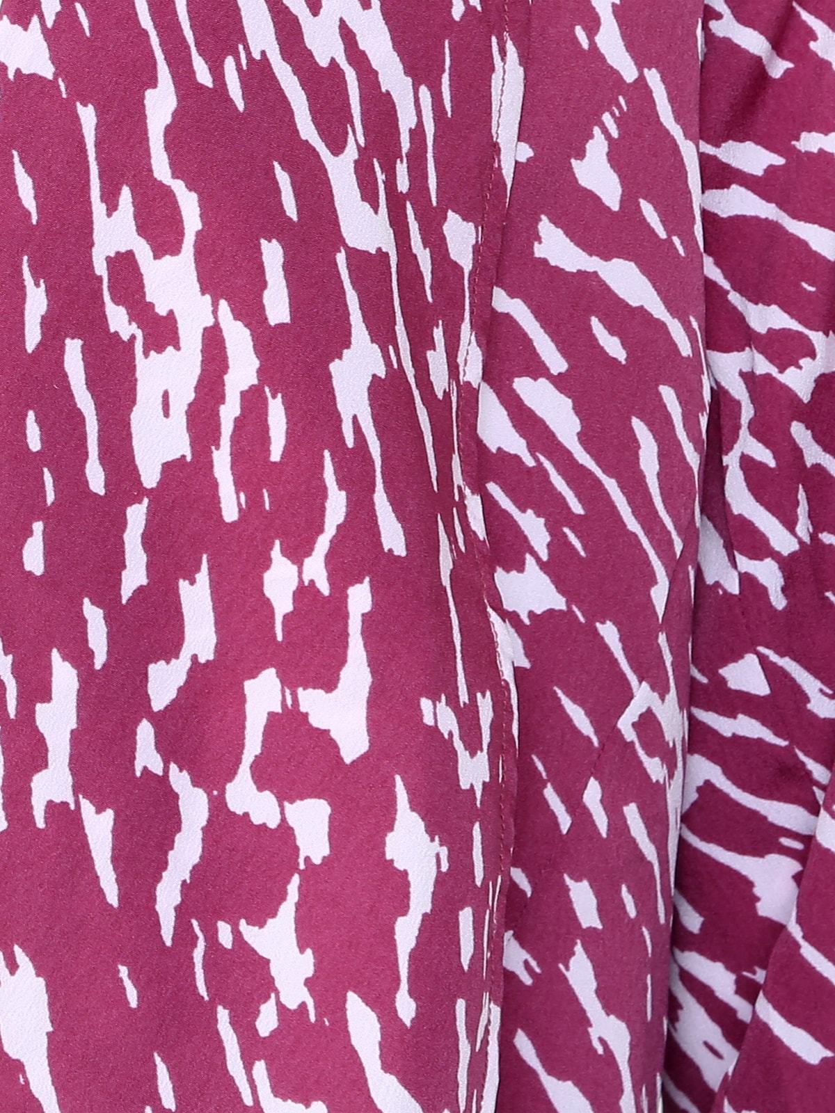 Women's Pink Printed Blazer - Pannkh