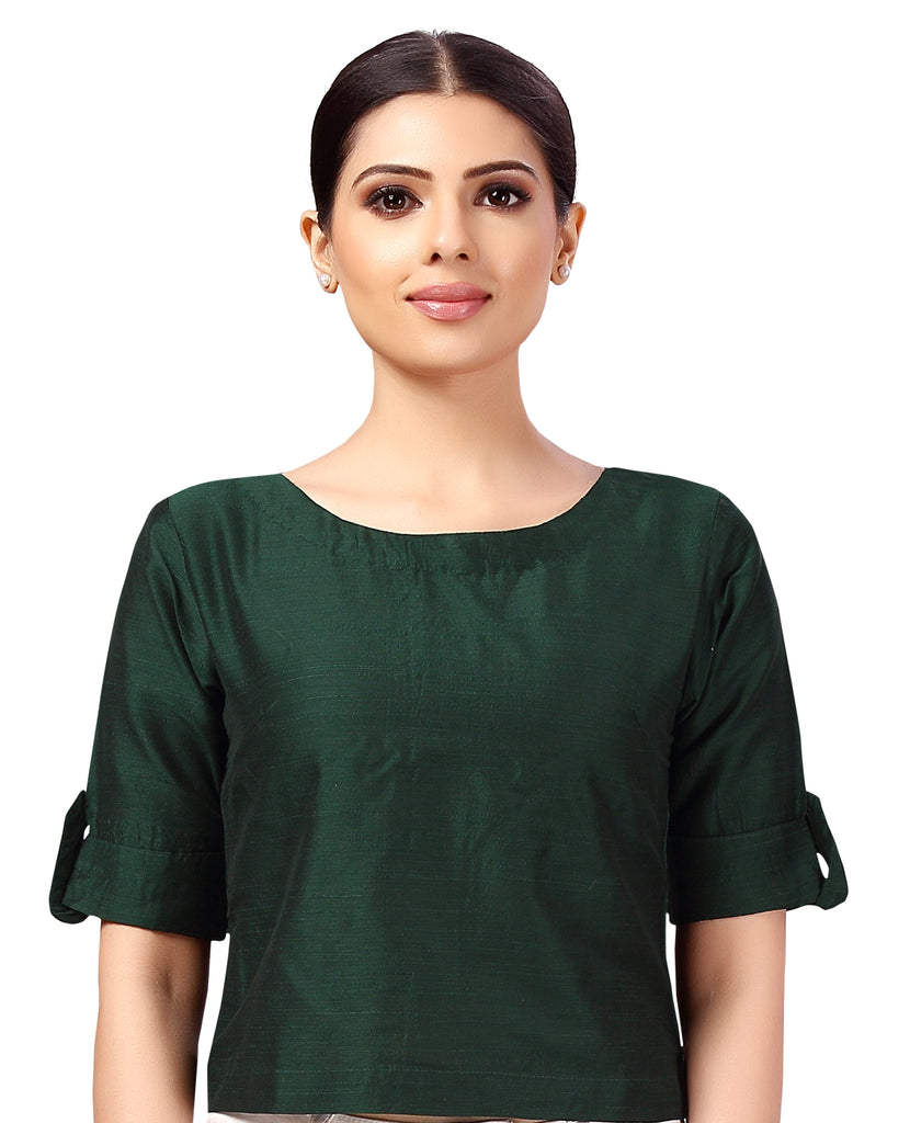 Women's Cotton Half Sleeve Saree Blouse