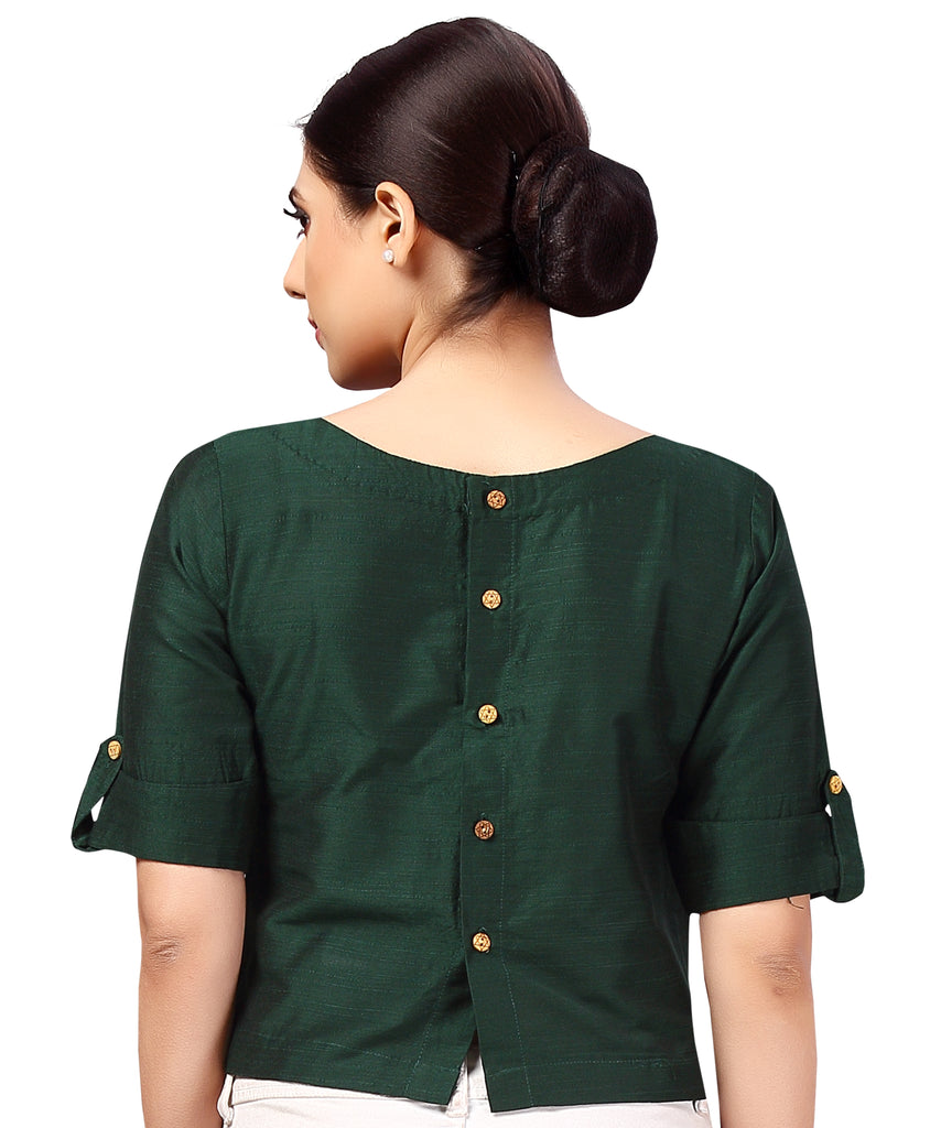 Women's Cotton Half Sleeve Saree Blouse