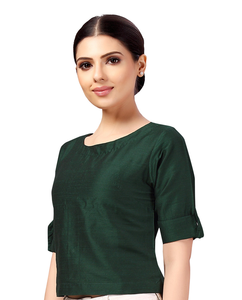 Women's Cotton Half Sleeve Saree Blouse