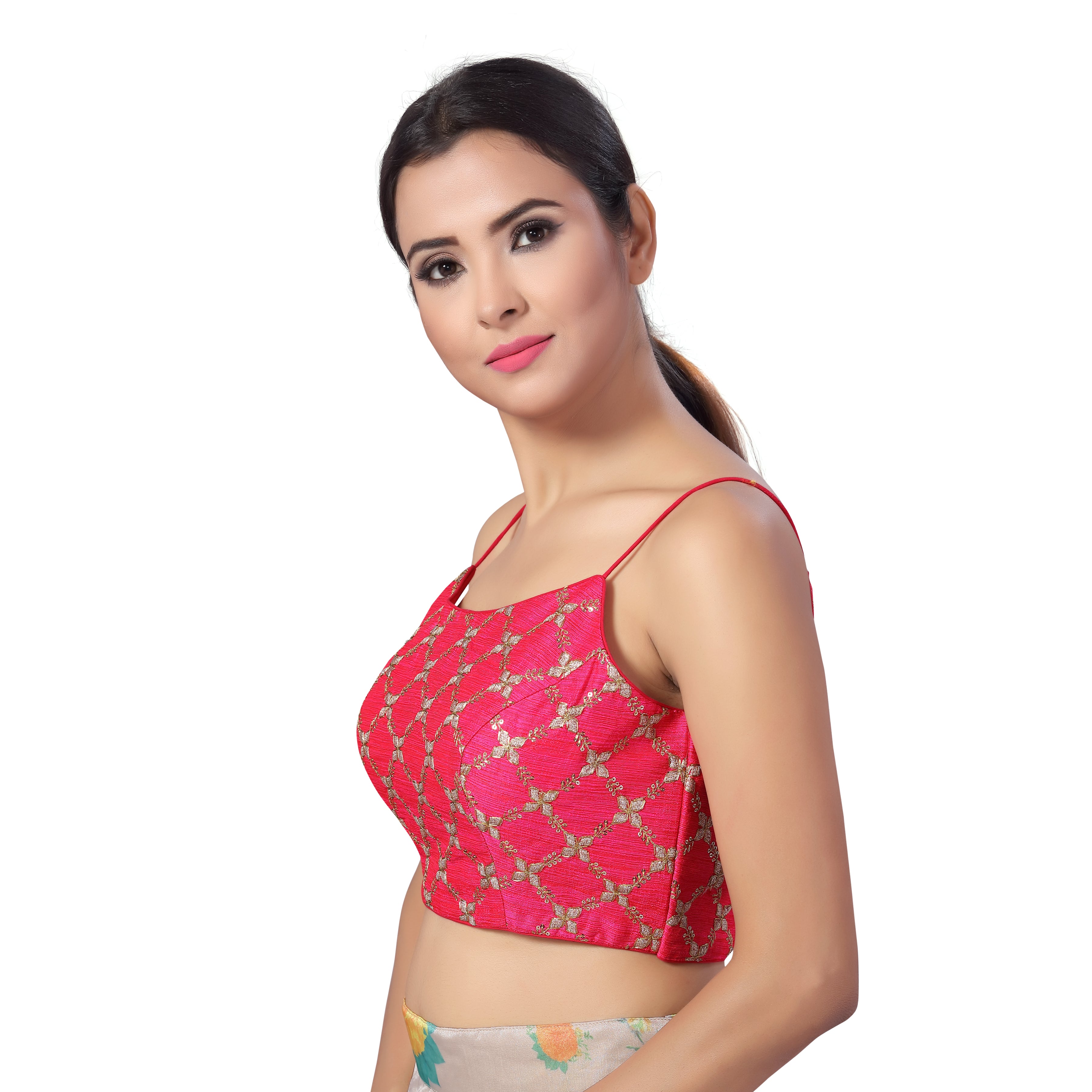Women's Embroidered Saree Blouse - Shringaar