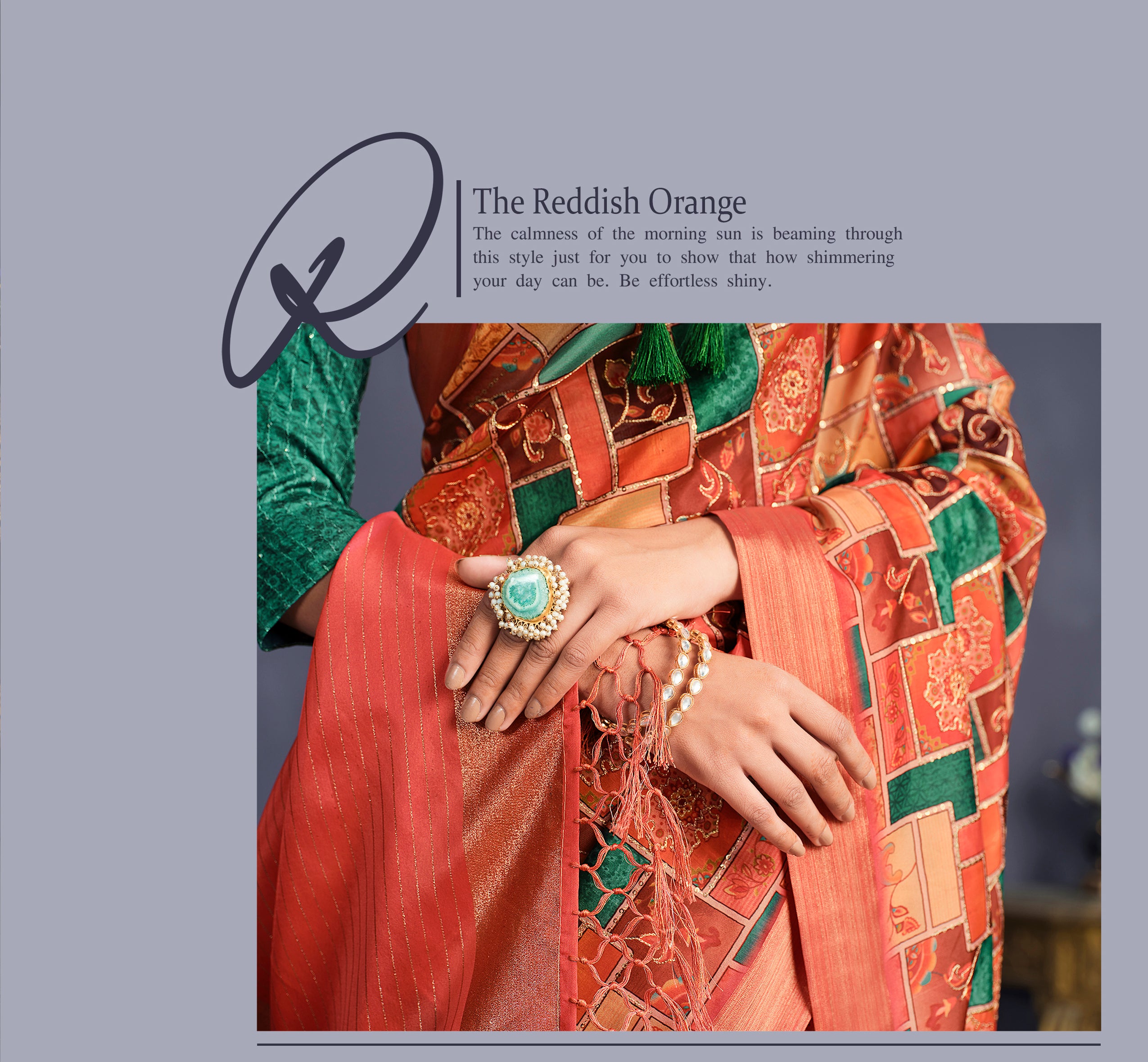 Women's Orange Tusser Silk Design Saree With Unstitched Blouse Piece - Navyaa