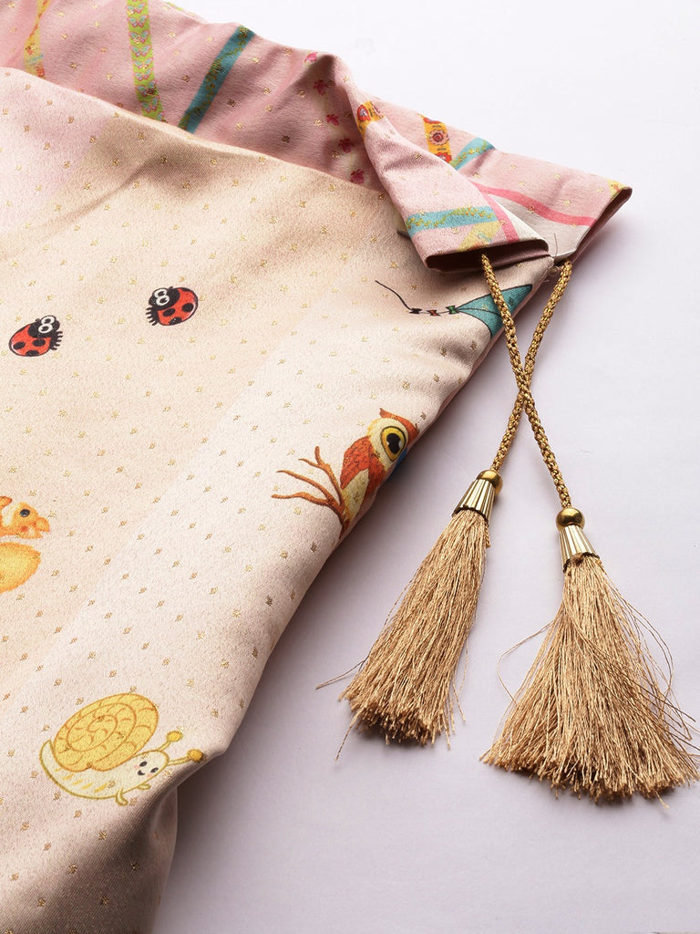 Women's Digital Print Shiney Satin Semistitched Lehenga Choli With Unstitched Blouse And Thred Work Dupatta