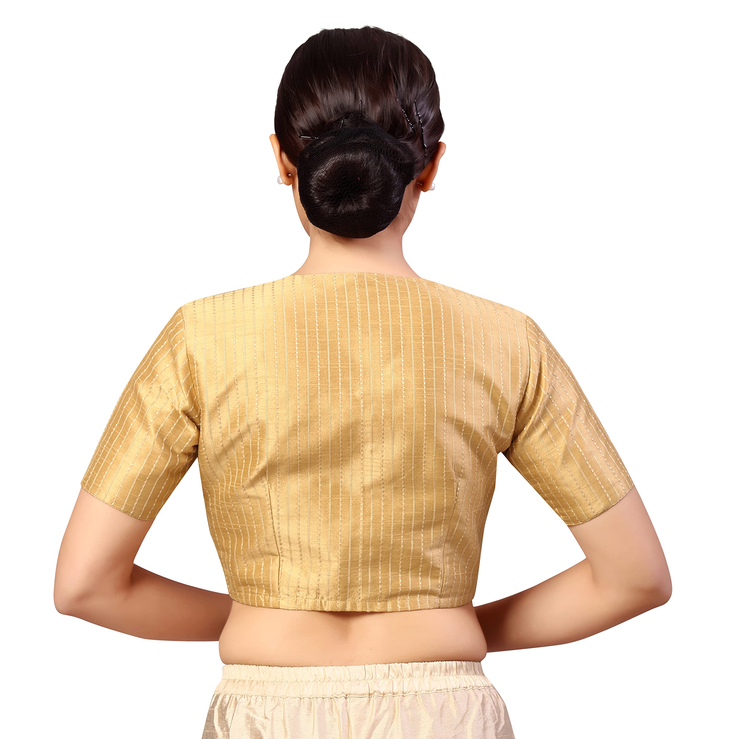 Women's s Polyester Handloom Silk Saree Blouse. - Shringaar