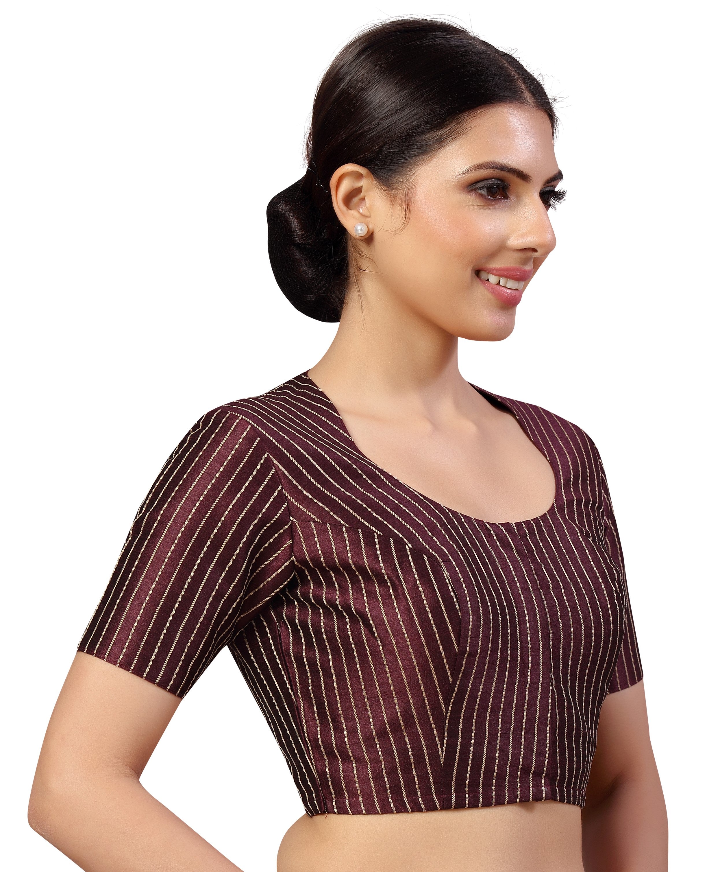Women's s Polyester Handloom Silk Saree Blouse. - Shringaar
