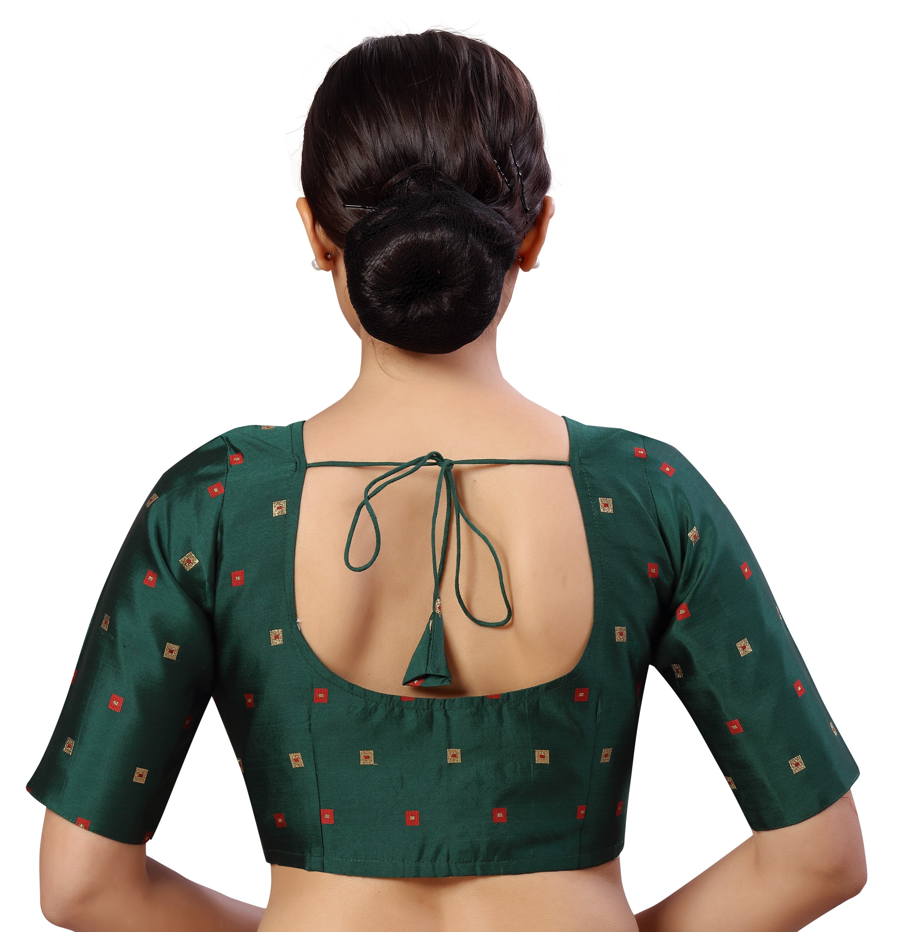 Women's Polyester Faux Silk Saree Blouse - Shringaar