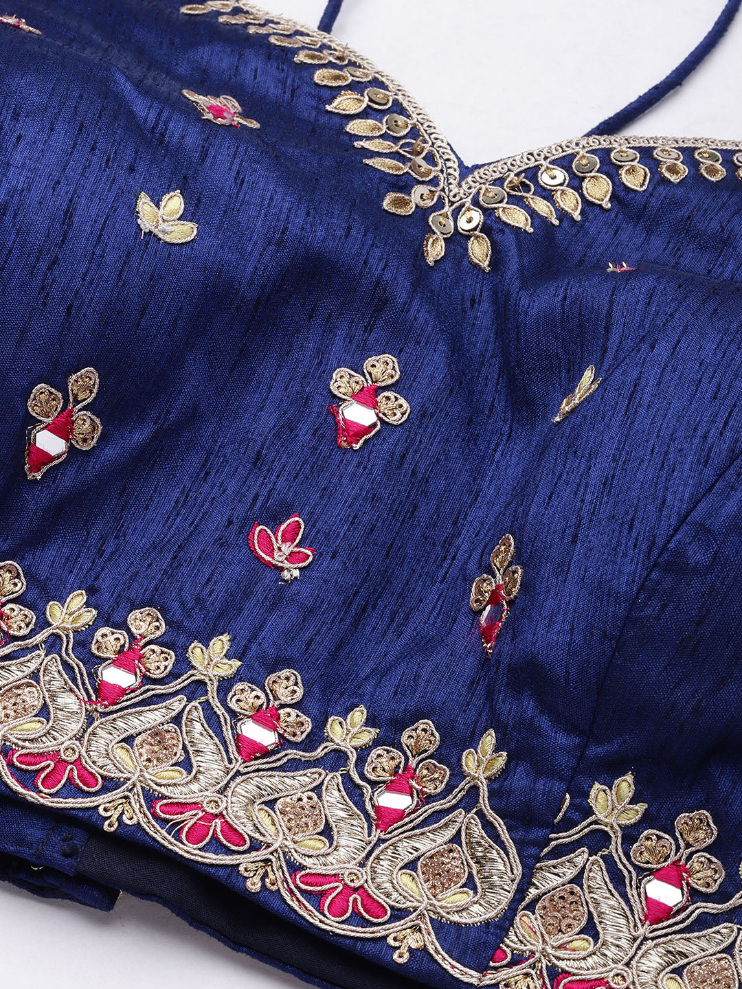 Women's Yellow Dola Silk Jacquard Woven Work Lehenga & Blouse With Dupatta - Royal Dwells