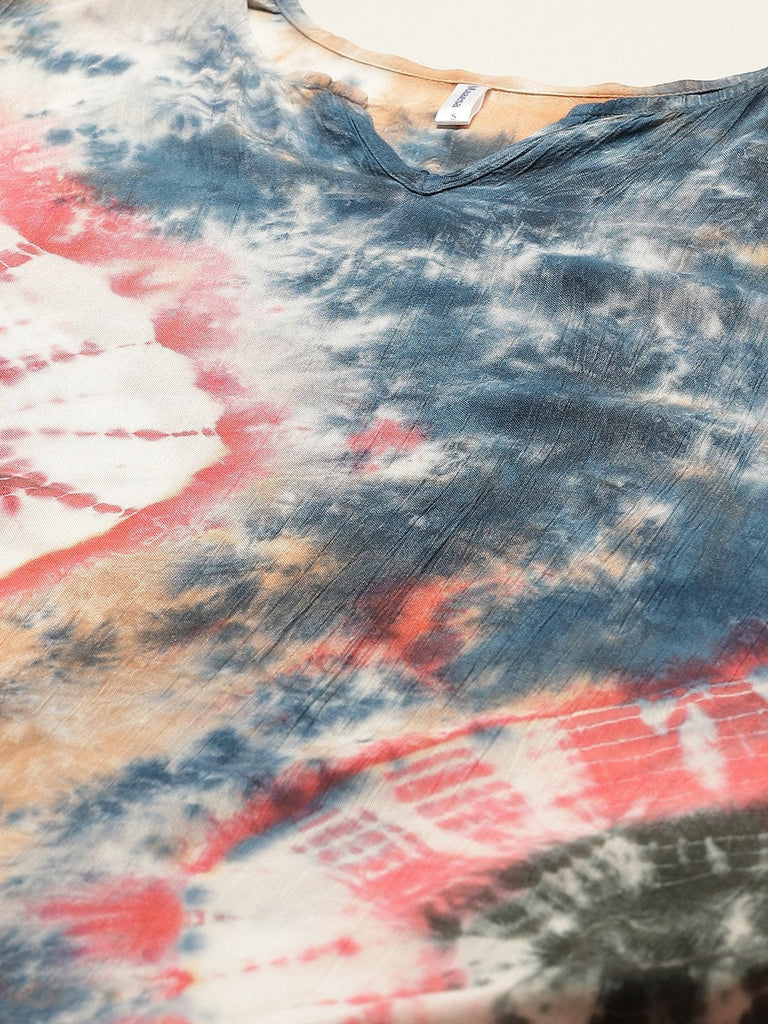 Women's Multi Crepe Kaftan Kurta