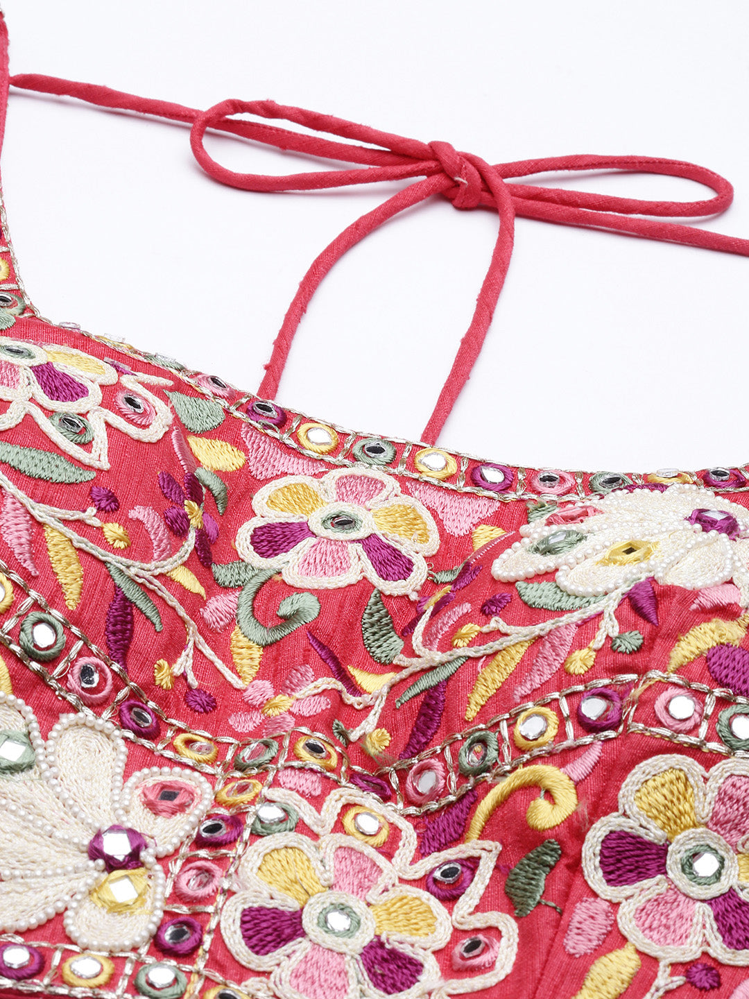 Women's Pink Toned Handmade Silk Blouse - Royal Dwells