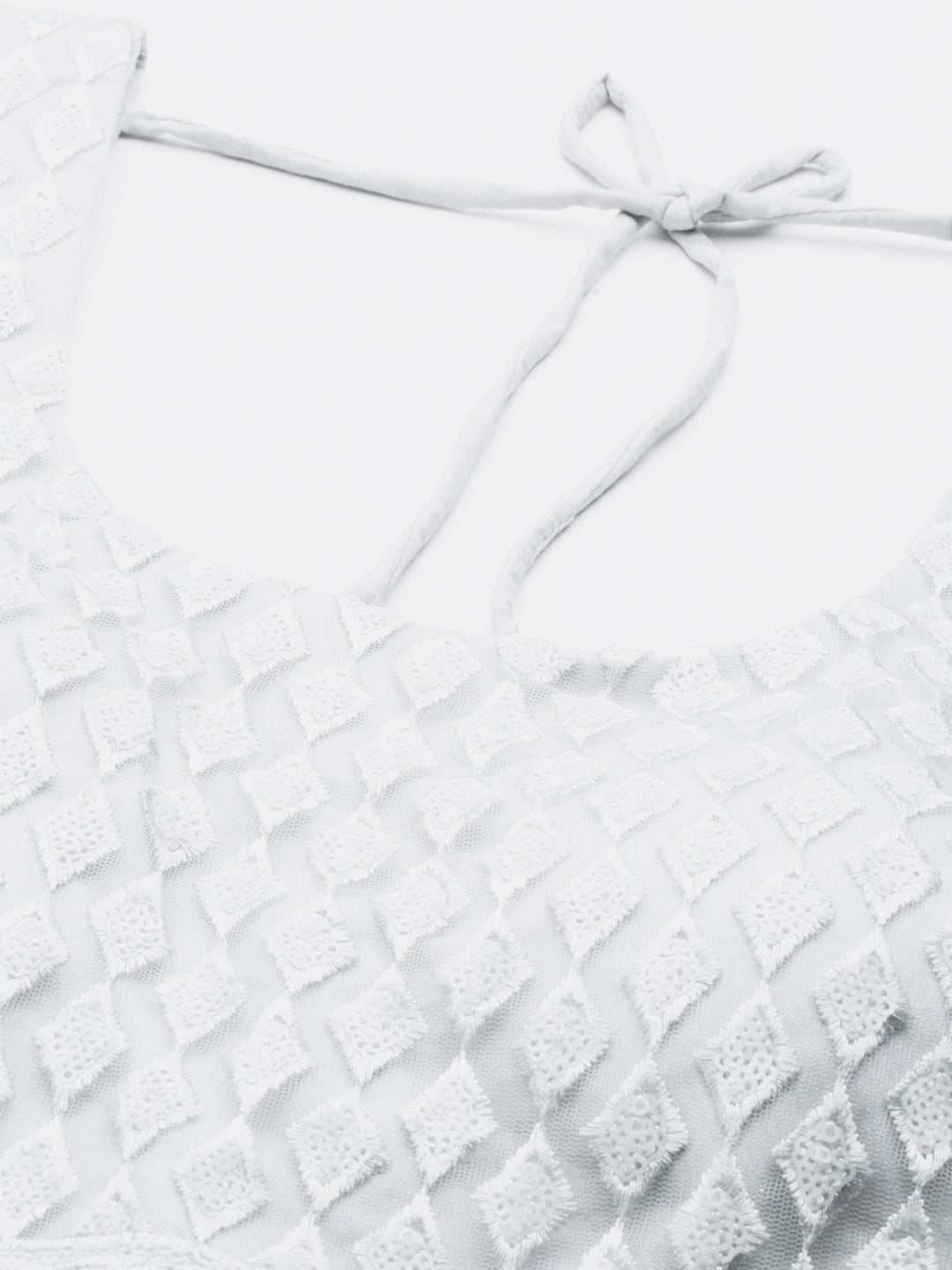 Women's Grey Net Sequinse Work Fully-Stitched Lehenga & Stitched Blouse, Dupatta - Royal Dwells