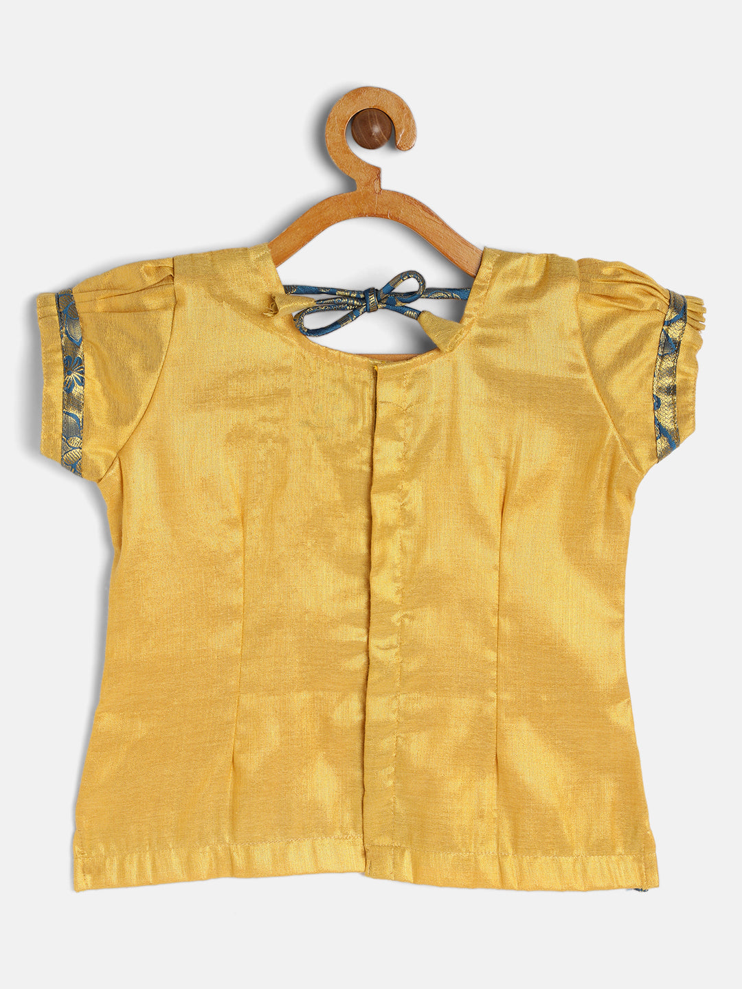 Girl's Gold Color Pavadai Set - BABY LAKSHMI
