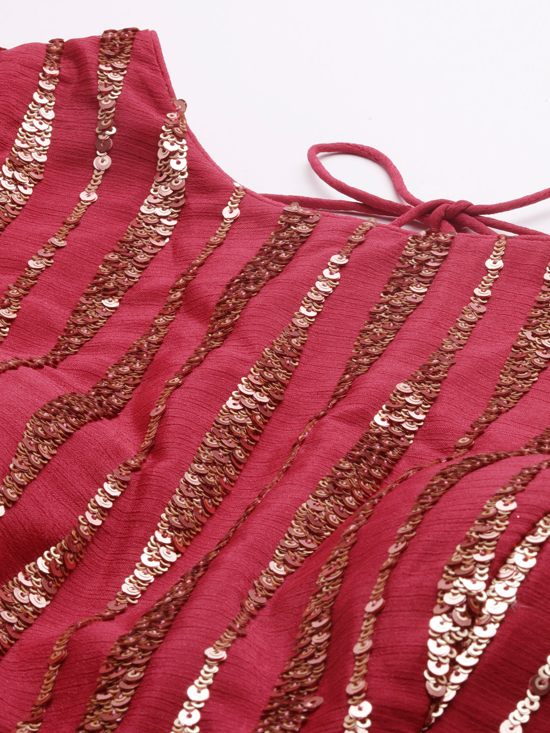 Women's Pink Net Sequince Work Lehenga & Blouse, Dupatta - Royal Dwells